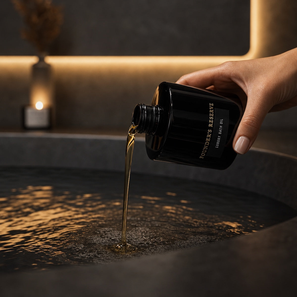 Amber Silk // Luxury Bath Oil Gift Box // 200 ml