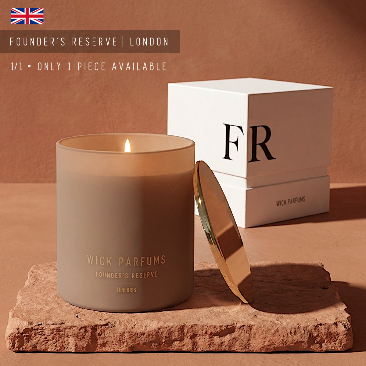 London Reserve Collection // Terracotta Candle // Tenebris // 500 g