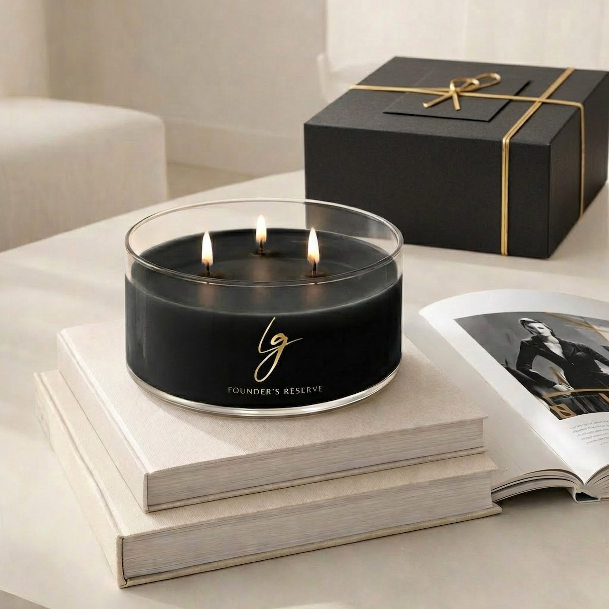 The Simple Rarity // Fleur Solaris // 1 kg Glass Candle