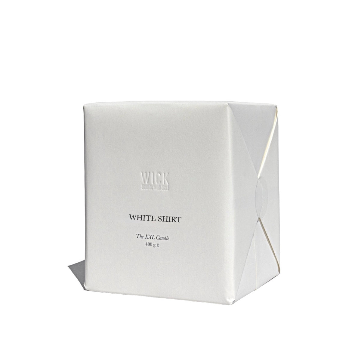 XXL Glass Candle // White Shirt // 400 g