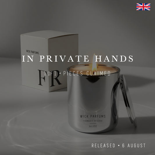 London Reserve Collection // Silver Mirror Candle // Jus d'Été // 200 g