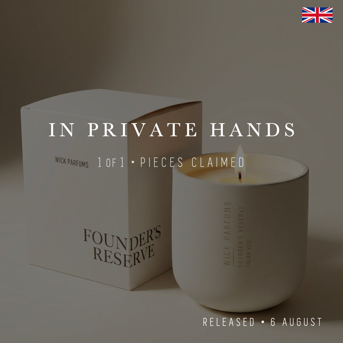 London Reserve Collection // Matte Ceramic Candle // Solar Veil // 370 ml