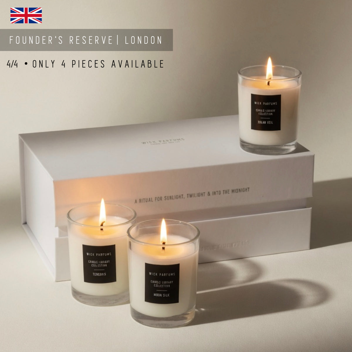 London Reserve Collection // Candle Trio Set