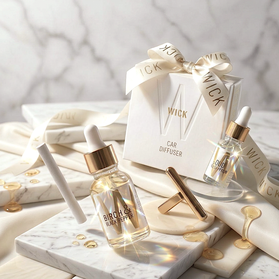 The Gold Car Diffuser Duo // Gift Set