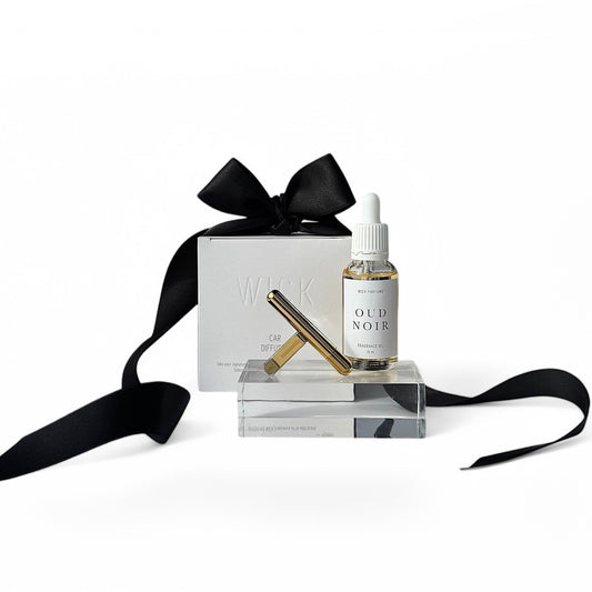 The Gold Car Diffuser Set // Oud Noir // Gift Set
