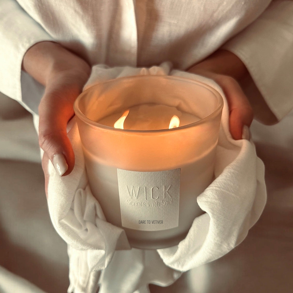 XXL Glass Candle // Dare to Vetiver // 500 ml