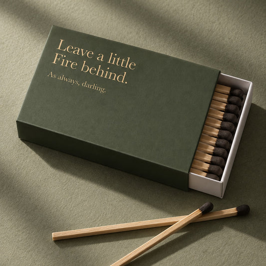Novelty Matchbox Collection // Leave a Little Fire Behind