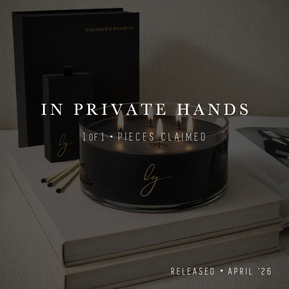 The Bowl Candle // Oud & Coco Bean // Candle & Black Matchbox Gift Set // 800 ml
