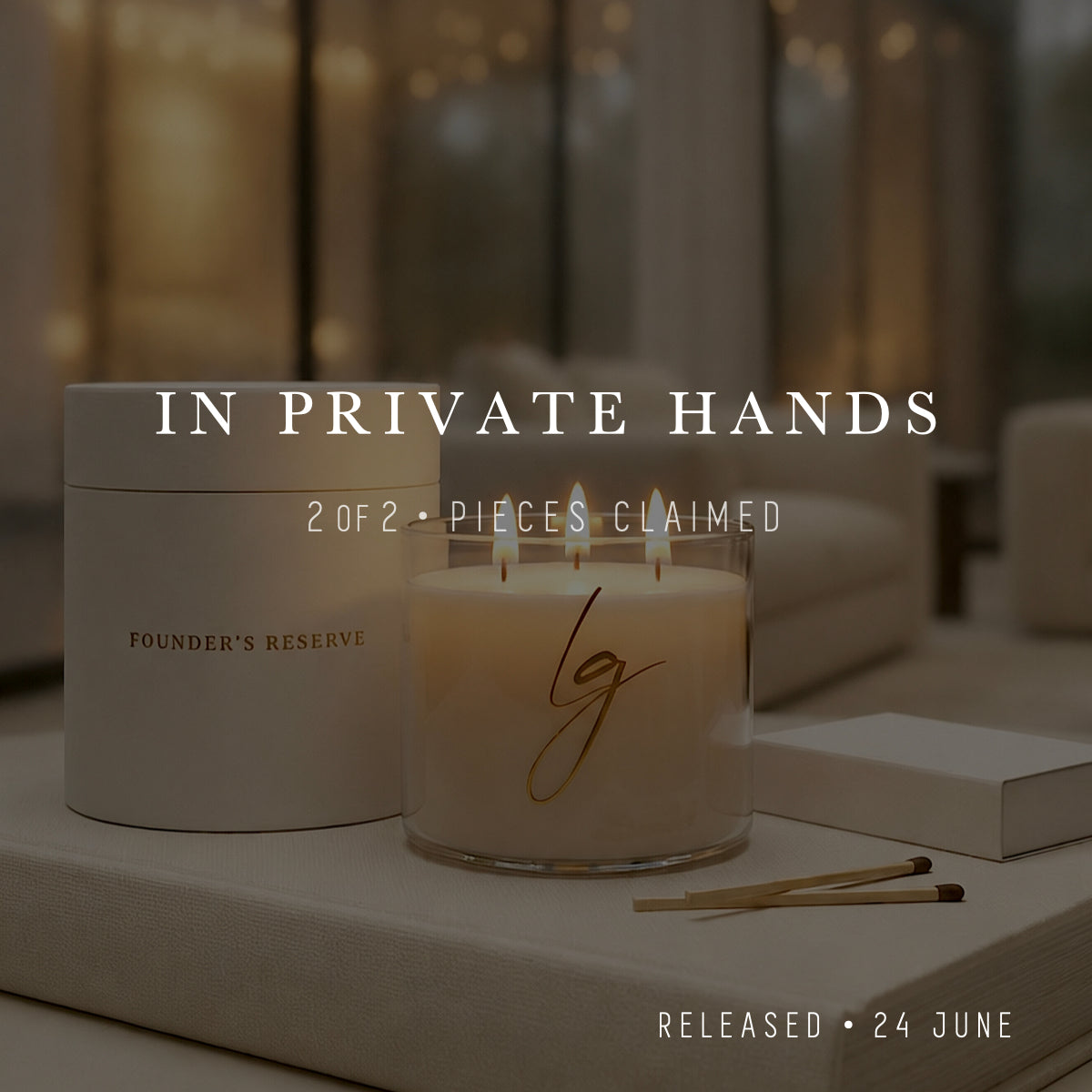No.27 Winter Sellier  // Candle & Matchbox Gift Set // 430 ml