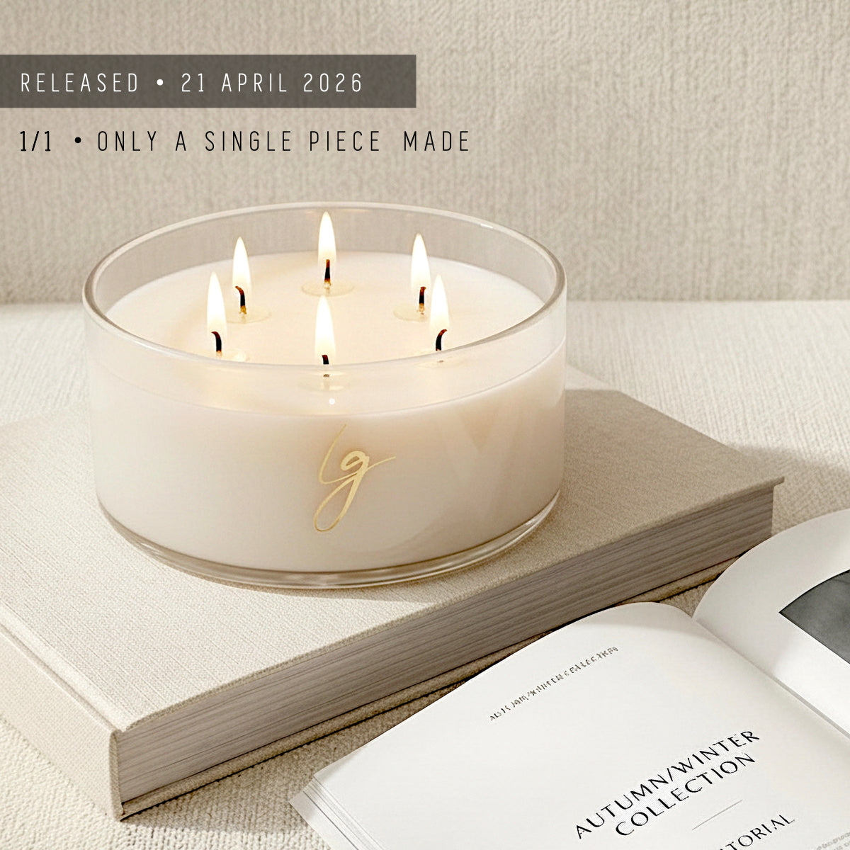 The Bowl Candle // Birch & Black Pepper // 800 ml