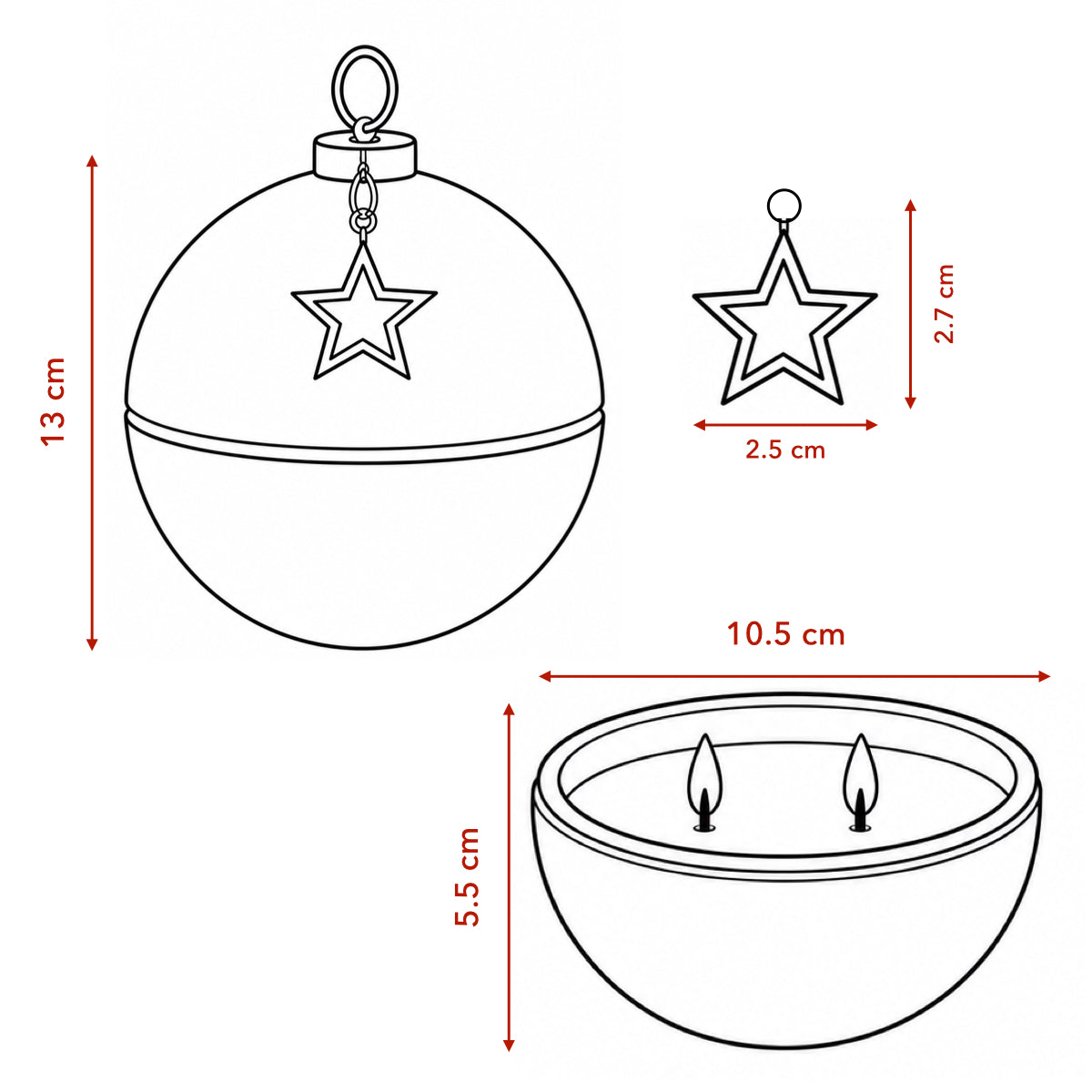 The Golden Bauble Candle | 2026 Edition