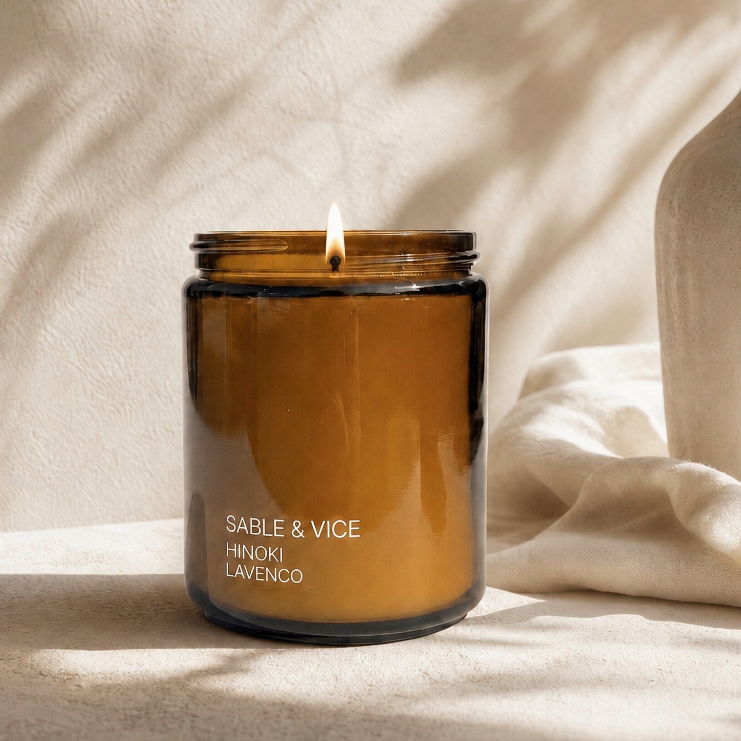 WH SALE | Amber Candle // Hinoki Lavenco // 220 ml