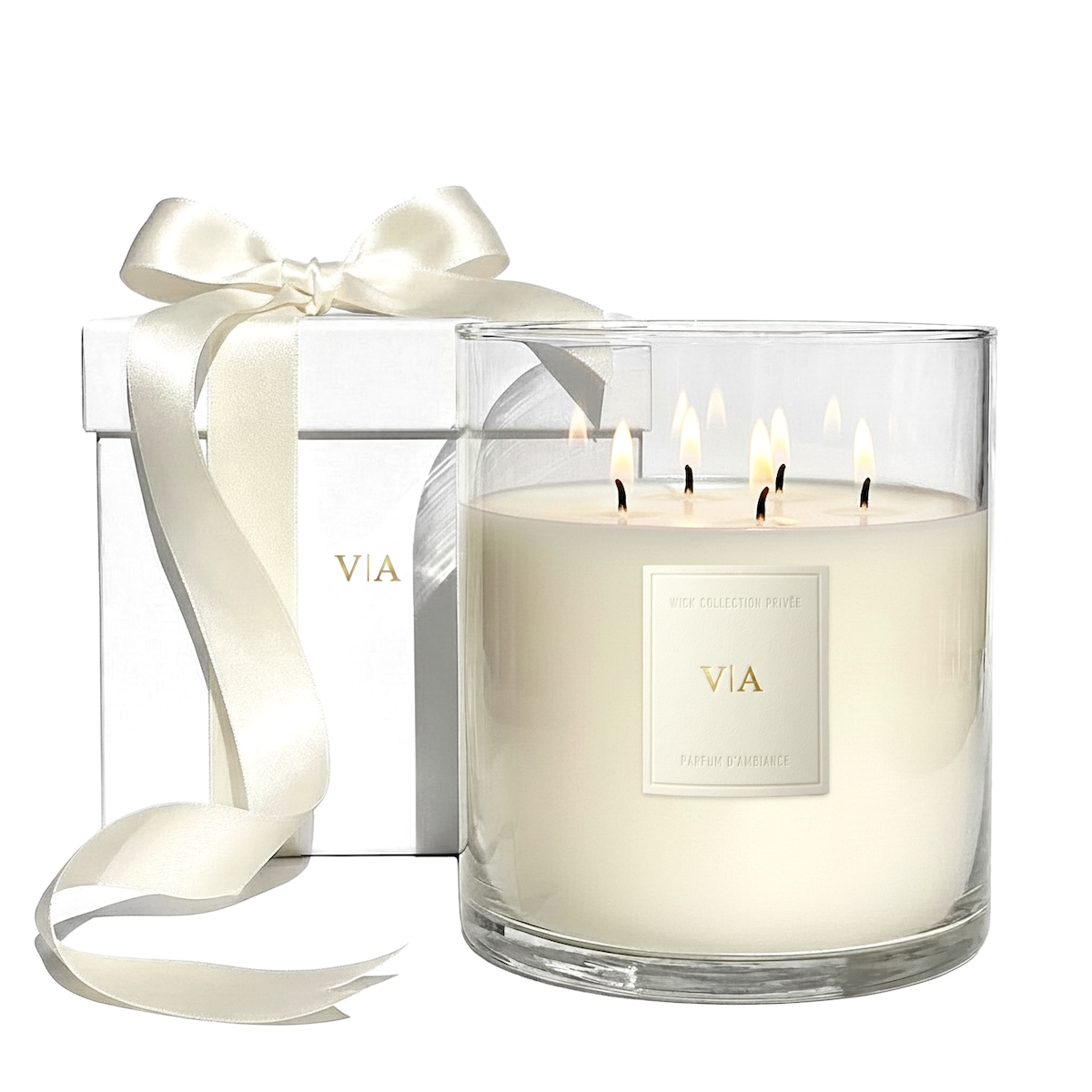 Collection Privèe // Personalised Mega Candle // Ivory // 3 kg