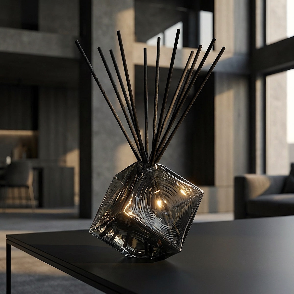 The Midnight Cube // Oud d'Or // Luxury Diffuser Gift Set