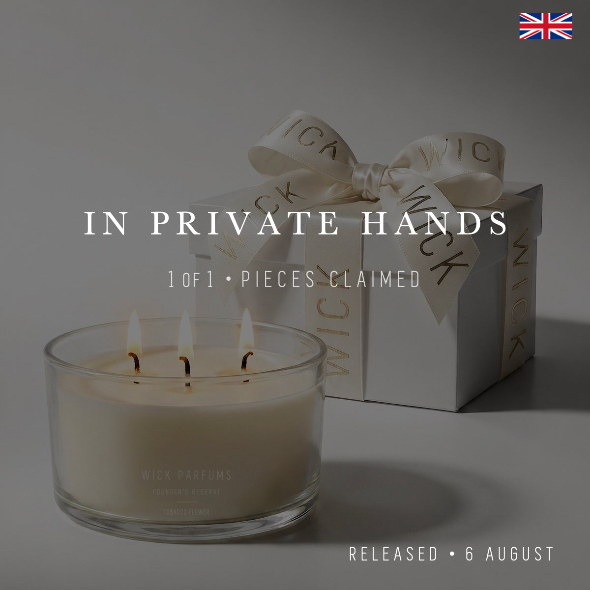 London Reserve Collection // Clear Glass Bowl Candle // Tobacco Flower // 420 ml // Triple Wicks