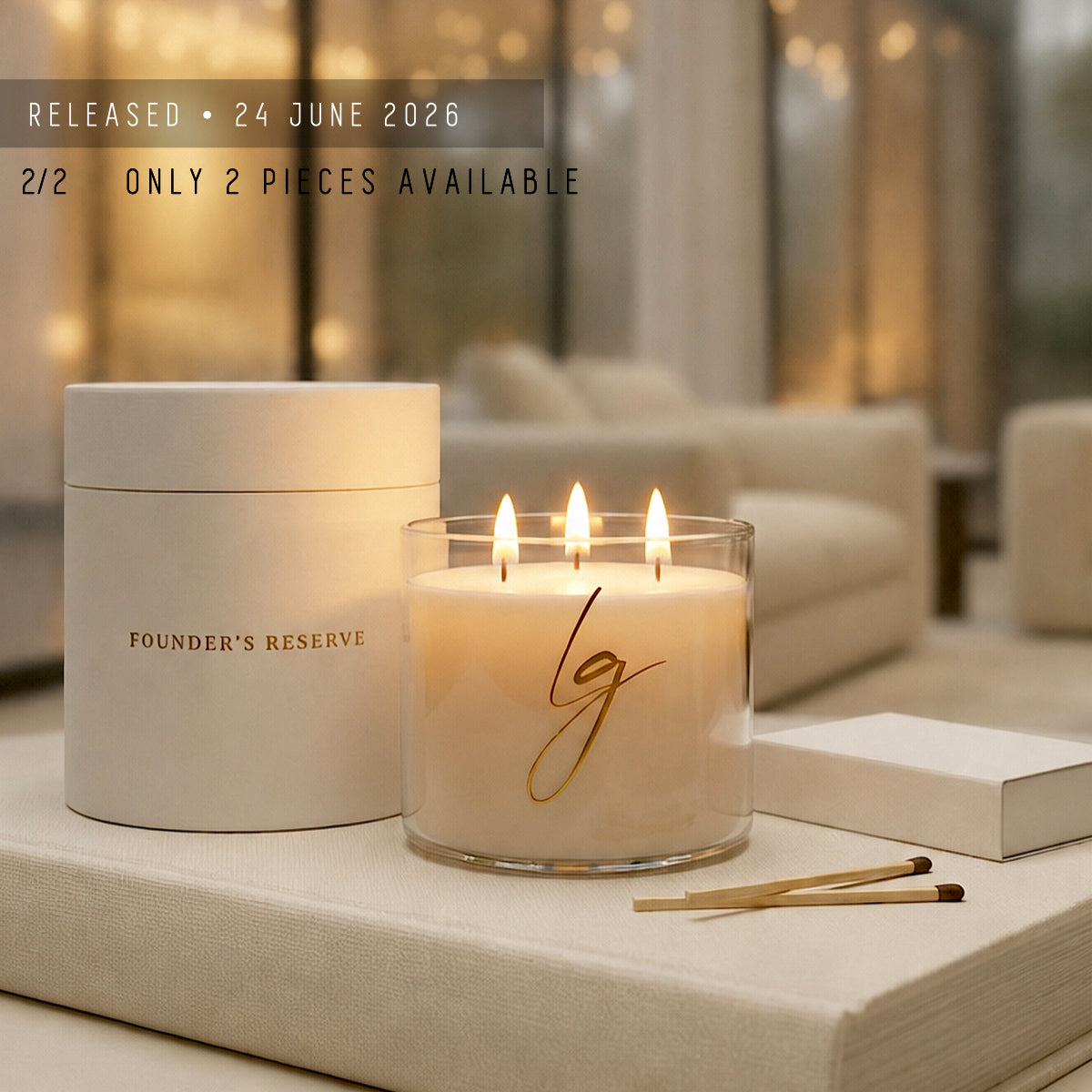 No.27 Winter Sellier  // Candle & Matchbox Gift Set // 430 ml
