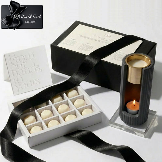 The Wax Melter & Wax Truffle Discovery Set // Gift Set // Charcoal