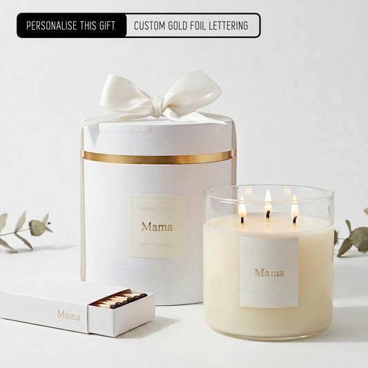 Personalised Candle Duo // Limited Edition Gift Set // 800 ml