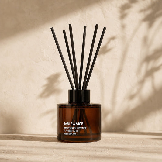 WH SALE | Amber Reed Diffuser // Raspberry Incense & Ambergris  // 150 ml