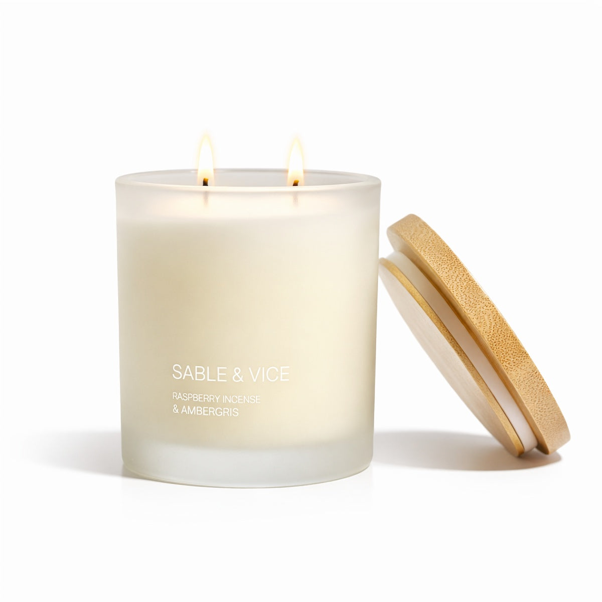 WH SALE | XXL Candle & Lid // Raspberry Incense & Ambergris  // 500 ml