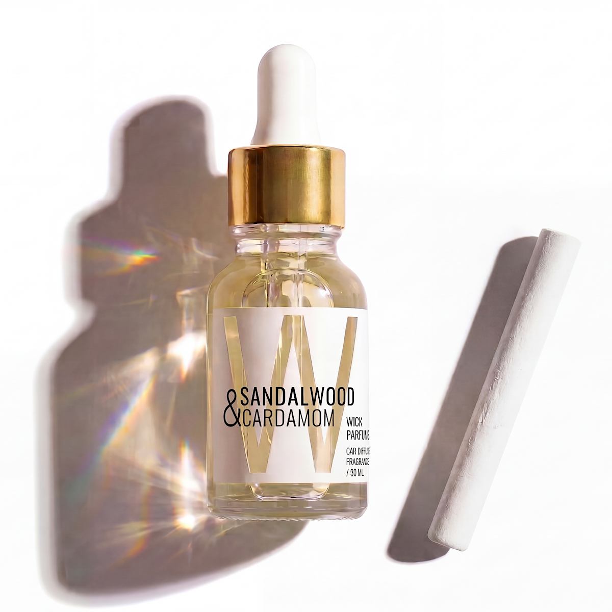 Sandalwood & Cardamom  // Car Diffuser Fragrance Oil & Replacement Scent Stone