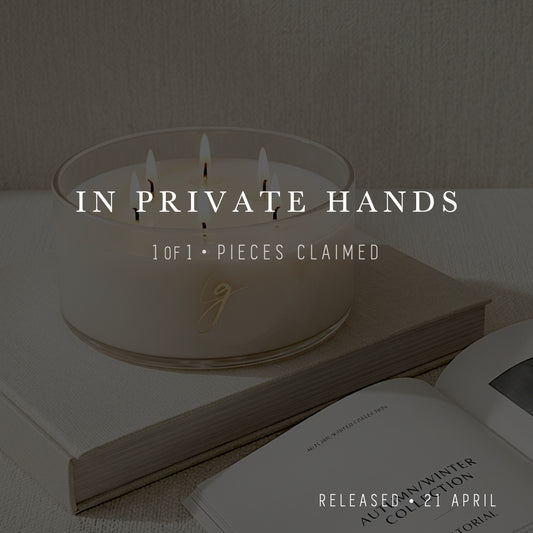 The Bowl Candle // Birch & Black Pepper // 800 ml