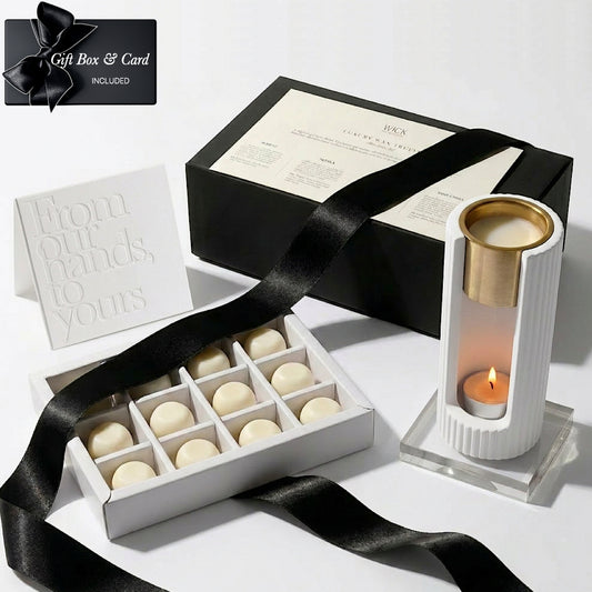The Wax Melter & Wax Truffle Discovery Set // Gift Set // White