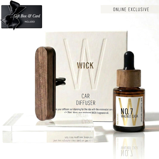 The Walnut Car Diffuser Duo // Limited Edition Gift Set