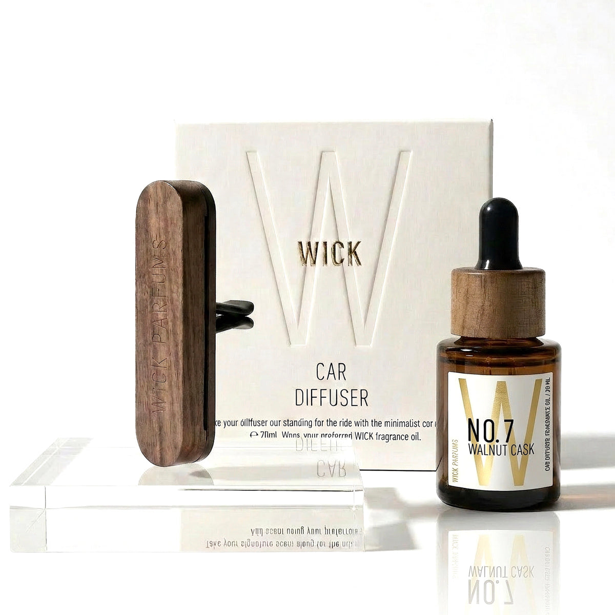 The Walnut Car Diffuser Duo // Limited Edition Gift Set