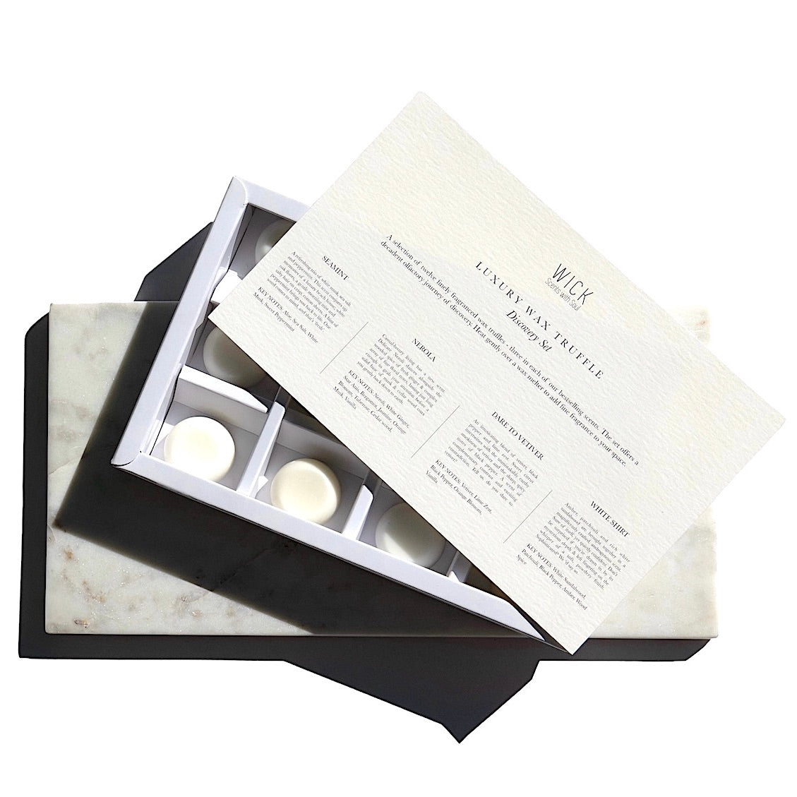 The Wax Melter & Wax Truffle Discovery Set // Gift Set // White