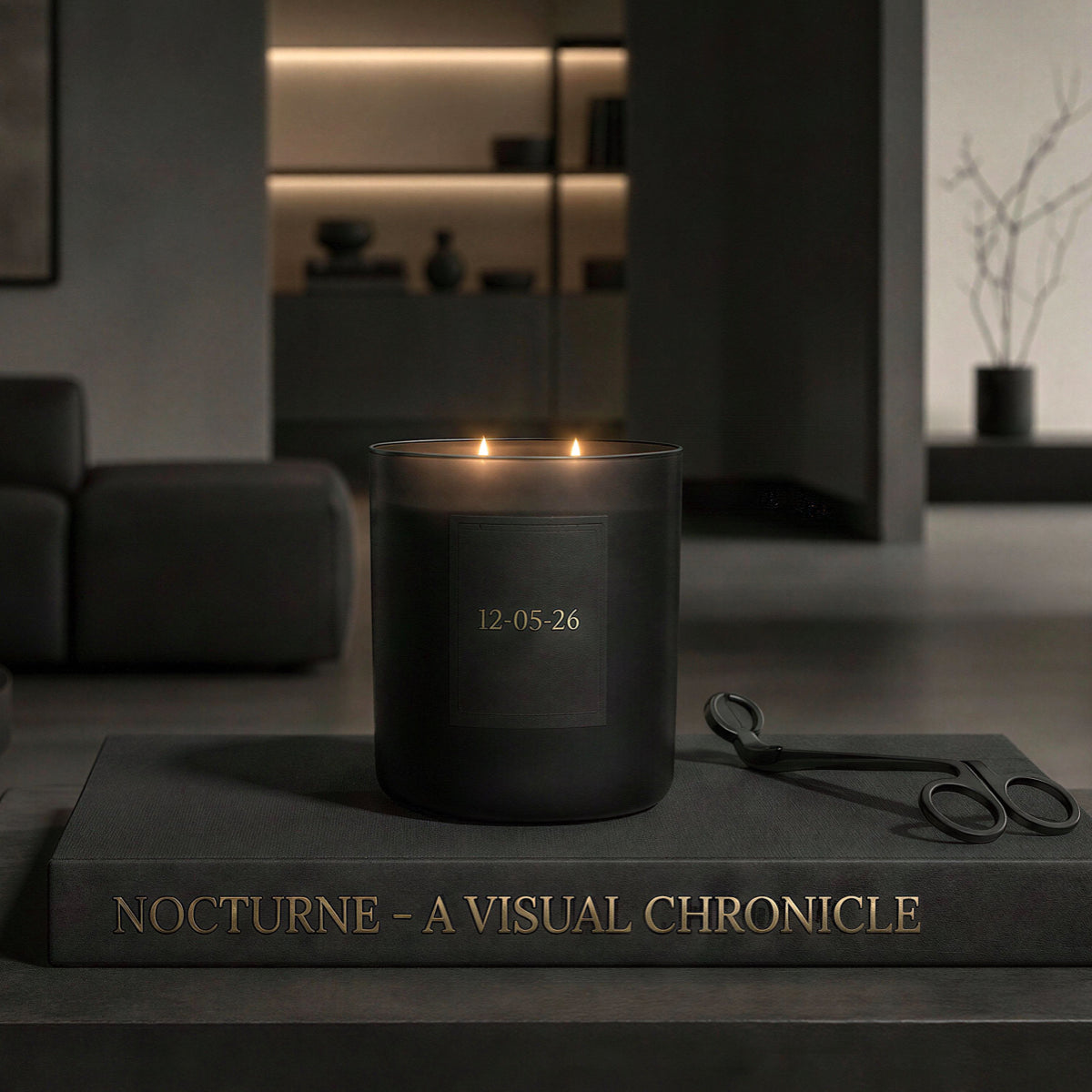 Collection Privèe // Personalised XXL Noir Candle // 400 ml