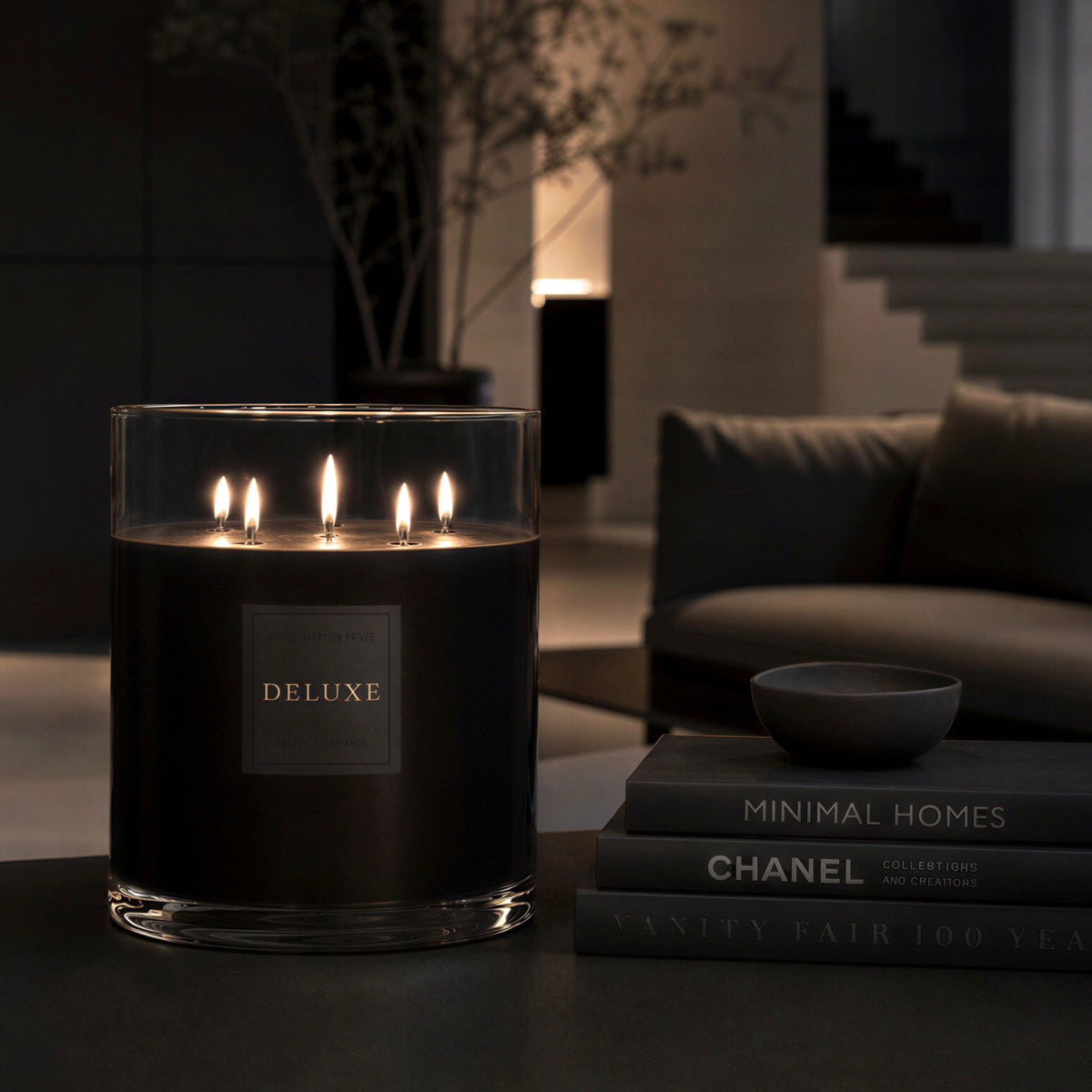 Personalised Mega Candle | Noir | 3 kg