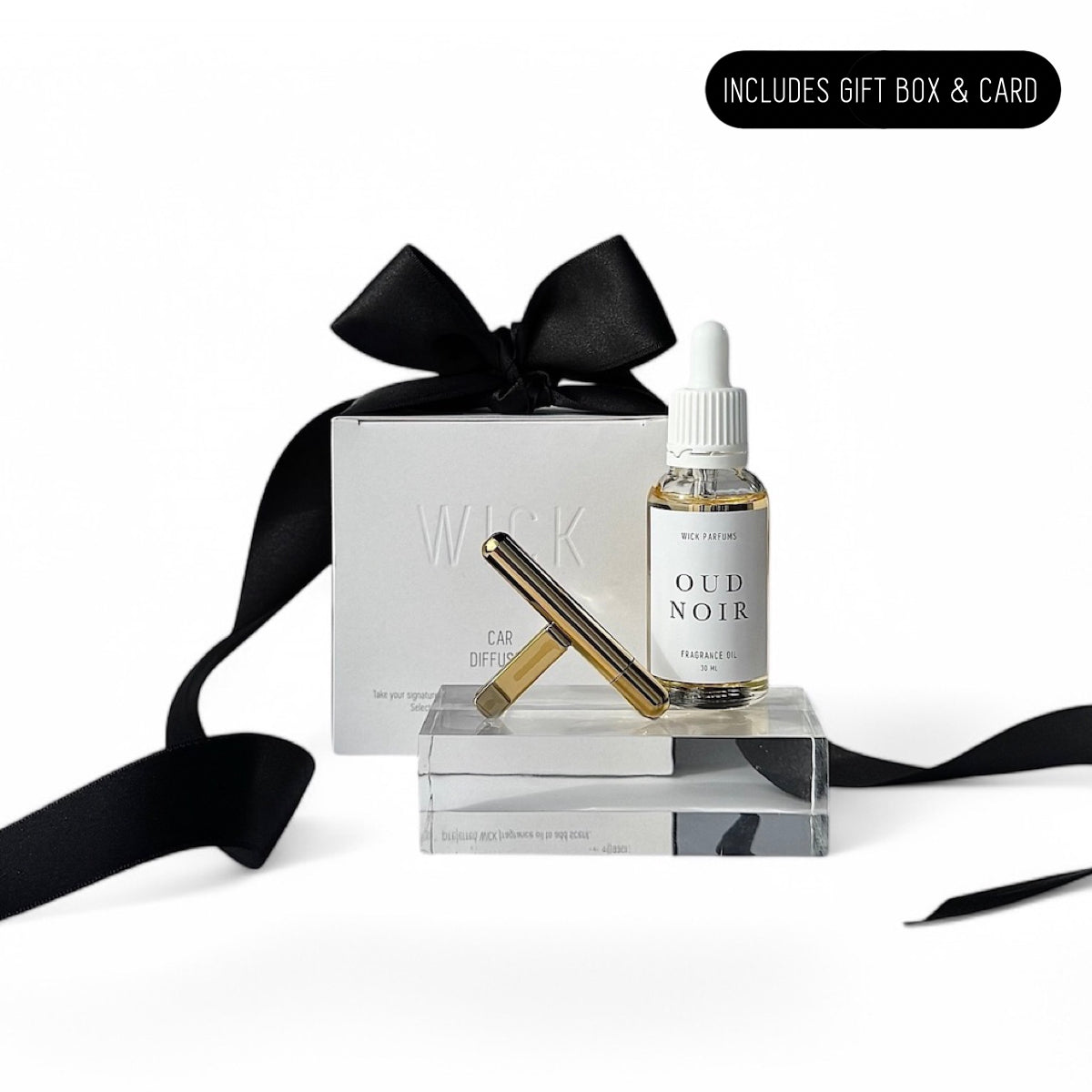 The Gold Car Diffuser Set // Oud Noir // Gift Set
